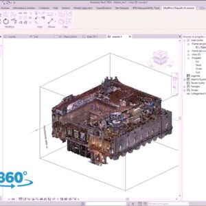 Esecuzione di rilievo con laser scanner per la modellazione As-Built di un edificio parte del patrimonio storico esistente